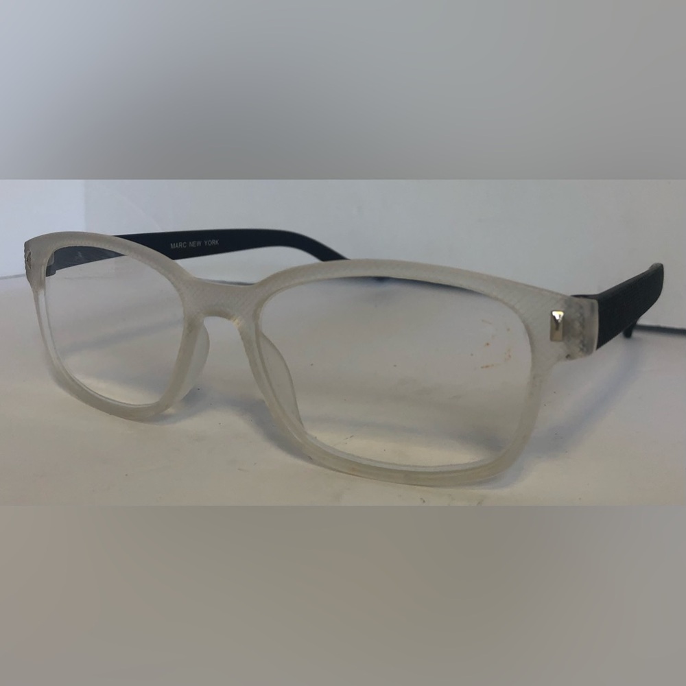Marc New York Eyeglasses Black Frames With Clear Lenses. 2.50